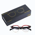 Classic Multicolor Full-Rim Frame Glasses with Optical Lenses Smart Temples Replaceable with Regular Ones Adaptive Smart Audio