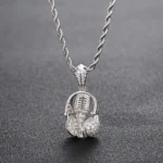 Hip-hop Style 18K Gold Plated Copper Christian Men's 5A Zircon Cross Pendant Necklace - Image 3