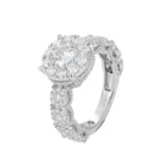 Wholesale 2025 New 1ct Round Moissanite Ring 925 Sterling Silver Vintage Prong Set Fashion Rings GRA Certificate Gift Box - Image 4