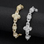 Hip Hop Round Bead Bracelet - S925 Silver Moissanite Chain & Link Bracelet for Men & Women, Custom Luxury Jewelry - 图片 5