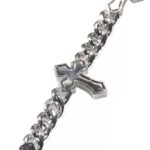 Personalized Hip Hop Cuban Chain Necklace - 3 Cross Pendant Gold Chain for Men & Women, Custom Streetwear Jewelry - 图片 7